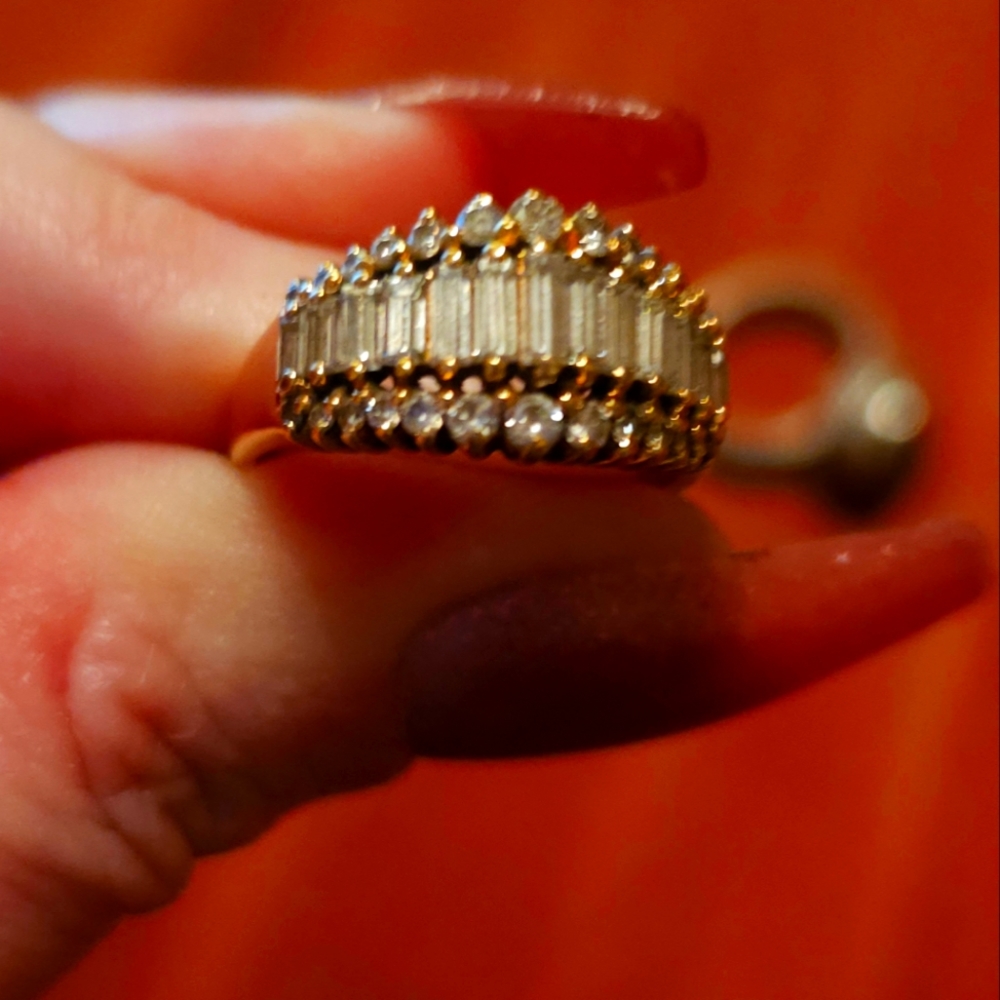 Platinum diamond ring